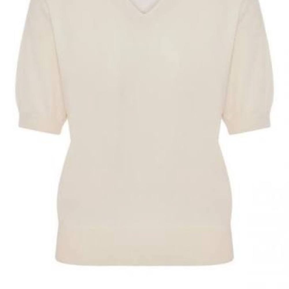 The Row Paolo Wool & Silk Top - White - Picture 5 of 11